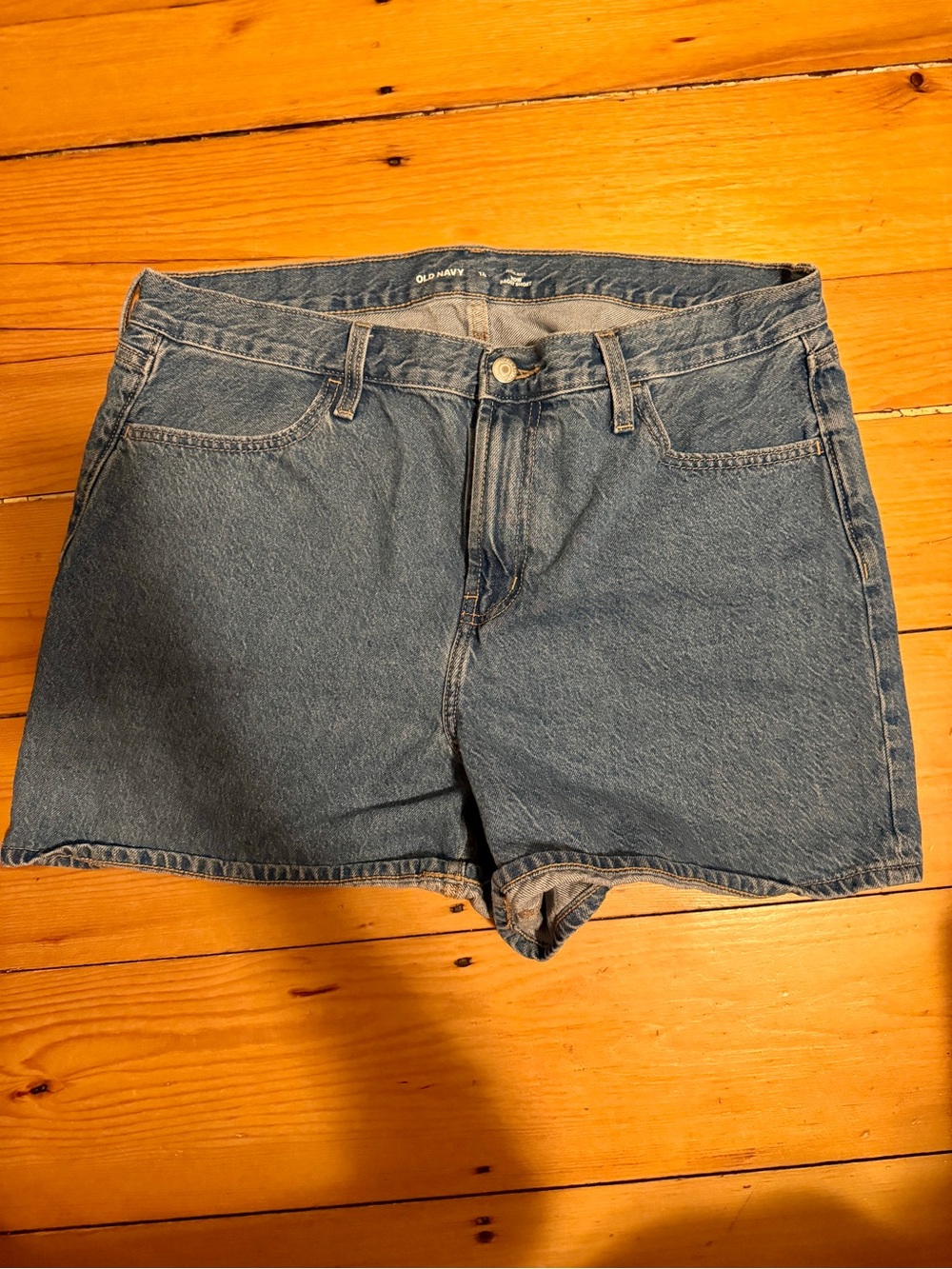 Old Navy Blue High-Rise Denim Shorts